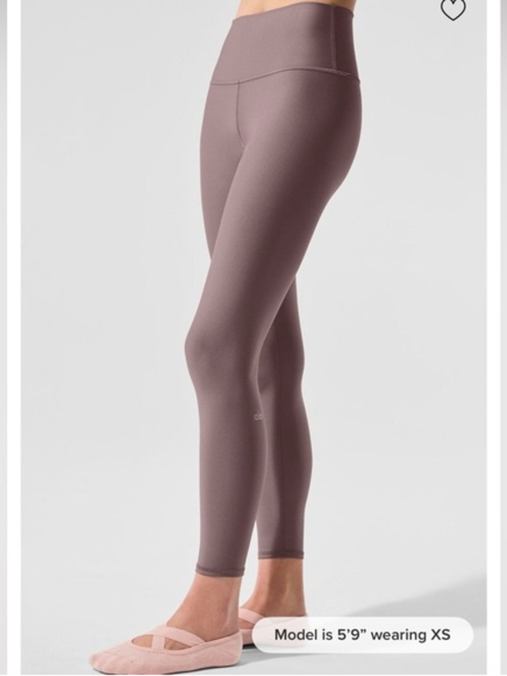 ALO Yoga Airlift 7/8 High-Waist Leggings ✨ in mushroom 🍄‍🟫 NWT
